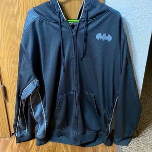 Batman 2xl zip up hooded sweatshirt (officially licensed) Very Clean